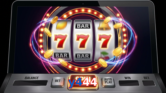 Main screen of Y444 slots page for PK players